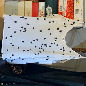Equipment tank white with black stars size large. Layla Cami